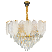 Fabricant Nouveau Design Blanc Ailes d'Ange Lustre Luminaire 6 Lumières Moderne Salle À Manger Suspension