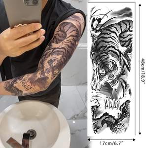 2023 haute qualité longue durée étanche encre impression hommes temporaire <span class=keywords><strong>bras</strong></span> complet <span class=keywords><strong>tatouage</strong></span> - Product Image 1