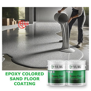 YURU Self-Leveling <strong>Floor</strong> Coating Color Sand Self Leveling <strong>Floor</strong> <strong>Paint</strong> for <strong>Green</strong> Commercial - Product Image 2