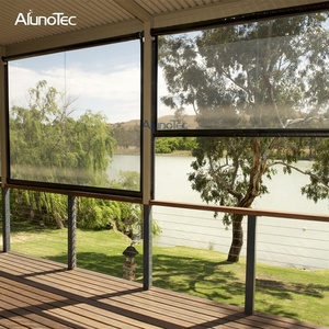 Stores occultantes motorisées à fermeture éclair AlunoTec sur mesure pour l'extérieur, pour patio, pour l'ombrage du soleil - Product Image 6