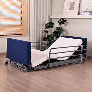 Lit d'hôpital électrique pour personnes âgées <span class=keywords><strong>à</strong></span> usage domestique avec 5 fonctions réglables, lit de soins <span class=keywords><strong>à</strong></span> <span class=keywords><strong>domicile</strong></span> pour personnes atteintes de démence - Product Image 2