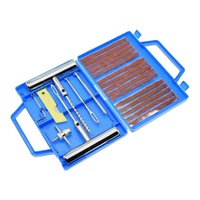 Kit de Reparación de Neumáticos de Coche, Kit de Reparación de Pinchazos de Neumáticos, Juego de Herramientas de Mantenimiento Automotriz