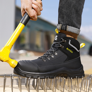 Stivali di sicurezza Unisex GUYISA Anti-smash Anti-foratura <span class=keywords><strong>scarpe</strong></span> Anti-puntura in acciaio antistatico materiale invernale <span class=keywords><strong>da</strong></span> <span class=keywords><strong>lavoro</strong></span> all'aperto-plastica in PU - Product Image 2