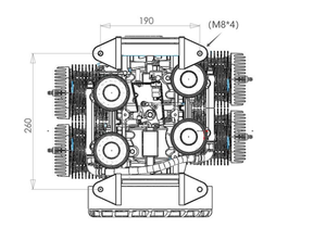Hệ thống năng lượng lai UAV/Drone giải trí hiệu suất cao F23K/96S, hệ thống điện lai, máy phát điện lai EFI - Product Image 6