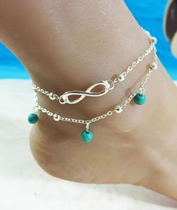 थोक व्यक्तिगत समायोज्य आकार सोने चांदी की चेन समुद्र तट पायल कंगन गहने गहने उपहार के लिए लड़कियों - Product Image 2