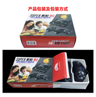 NOUVELLE Console de Jeu Vidéo Super MINI 16 Bits avec 208 Jeux Classiques Intégrés, Console de Jeu Rétro Domestique avec Manette Filaire pour Jeux MD208