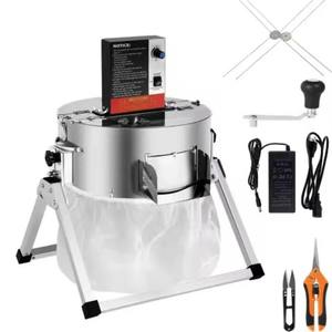 リーフバッドトリマー電気機械ツイストスピンカット、植物ハーブと花用ハンドドライブグラストリマー付き - Product Image 6