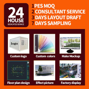 Cbox Wholesale Mobile Steel Sandwich Panel Office Building Multi-Story Worker Dormitory Modular Flat Pack Container <b>House</b> - Product Image 6