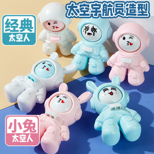 Jouet Lapin Astronaute Pierre-Papier-Ciseaux en Plastique à Visages Changeants pour Enfants de 2 à 4 Ans, Cadeau Nouveauté Unisexe - Product Image 4