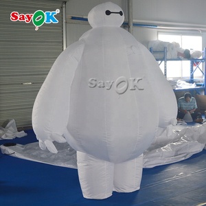 Inflatable Di Chuyển Phim Hoạt Hình Cuộc Sống Kích Thước Baymax Inflatable Baymax Trang Phục - Product Image 4