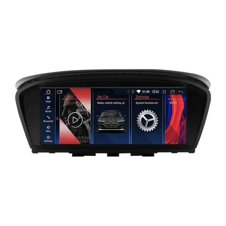 Android 12 4G+64G 8.8" Screen Car Radio Player For BMW 3 Series E90 E91 5 Series E60 E60 E61 E63 E64 Original CIC System