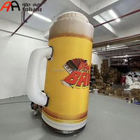 Gobelet à bière gonflable géant personnalisé pour les festivals de musique, la publicité sur scène, les événements promotionnels, la décoration