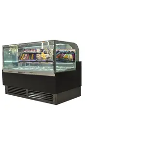 480L sapori SS GN1/4 vassoi gelato congelatore Display prezzo di fabbrica