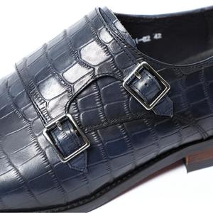 Chaussures habillées pour hommes, classiques, élégantes, décontractées, faites à la main, en cuir souple, bout pointu, chaussures de bureau formelles décontractées - Product Image 3