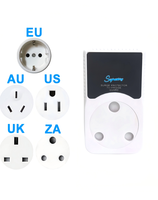 Protecteur de tension monophasé 120V 220V avec prise britannique pour téléviseur et réfrigérateur