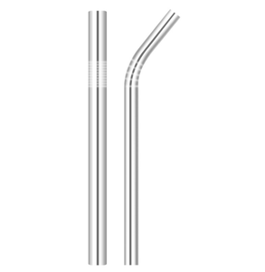 SFST01 Pailles réutilisables pour boissons froides, personnalisées, en acier inoxydable SUS 304, droites et courbées, diamètre 6mm 8mm 12mm - Product Image 1