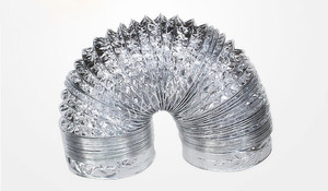 Nhà Máy Phật Sơn Sản Xuất Và Bán Ống Dẫn PVC Mềm Dẻo Ống Nhôm Lá Mỏng Để Thông Gió Điều Hòa Không Khí - Product Image 4