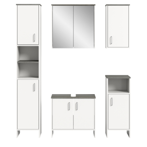 Moderno Design tedesco MDF bagno in legno vanità impermeabile con specchio per la casa o l'hotel X3SB2B01 - Product Image 2