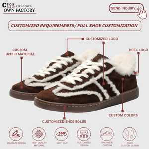 Chaussures d'entraînement OEM pour hommes 2025 nouvelles chaussures de marche plates à tête ronde de haute qualité et confortables chaussures personnalisées pour hommes Sneeker - Product Image 2