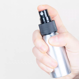 Vente en gros Bouteilles de <span class=keywords><strong>parfum</strong></span> cosmétiques vides en aluminium argenté à fine brume tailles 20ml-500ml avec utilisation d'<span class=keywords><strong>a</strong></span>érosol - Product Image 1