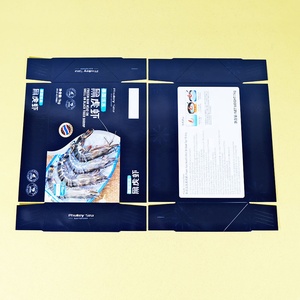 <strong>Box</strong> Printing Custom Food Grade <strong>Frozen</strong> Shrimp Fsh Seafood Food CMYK Foldable Cardboard Paper Lid and Bottom Boxes for <strong>Frozen</strong> - Product Image 6