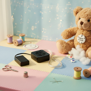 โมดูลเสียงสำหรับตุ๊กตาพูดได้แบบกำหนดเอง พร้อมปุ่มหลายปุ่ม รองรับเสียงและฟังก์ชันที่ปรับแต่งได้สำหรับตุ๊กตาสัตว์ - Product Image 5