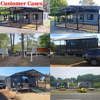 Casa Contenedor Expandible, Casa Prefabricada Modular de Acero, Edificio Portátil para Proyectos Residenciales, Comerciales y de Oficinas