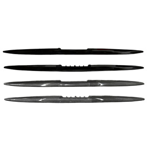 สปอยเลอร์ลายคาร์บอนไฟเบอร์ 3 มิติ 3 ชิ้น - ปีกหลังรถแข่งสีดำเงา ABS สำหรับ <span class=keywords><strong>Civic</strong></span> <span class=keywords><strong>Corolla</strong></span> Camry - Product Image 4