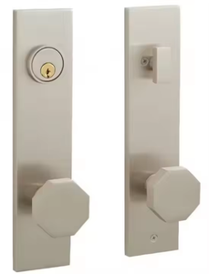 Thiết kế tay nắm cửa Vật liệu khóa cửa cửa ổ khóa Guang dong phần cứng với tấm hợp kim kẽm nóng bán mới nhất hiện đại - Product Image 6