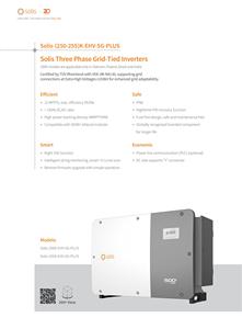 Inversor Solar Trifásico de Alta Eficiencia Solis-255K-EHV-5G-PLUS de 255kw para Sistemas de Energía Comercial e Industrial - Product Image 6