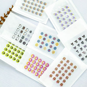 Label kustom tambalan jerawat hidrokoloid Patch wajah 12 buah 36 buah Patch bentuk kustom menghilangkan jerawat - Product Image 6