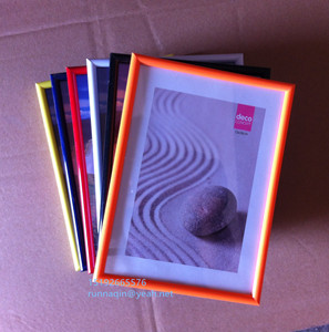 Marcos DE FOTOS coloridos 6x8 A5 A4 A3 A2 21x29,7 cm 21X30 60x90 70x100 arco plateado transparente marcos de fotos surplásticos marcos de carteles - Product Image 2