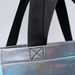 Bolsa de Compras Holográfica Eagle Gift, Color Sólido, Tela No Tejida, Resistente al Agua, con Logotipo, Diseño Moderno - Product Image 3