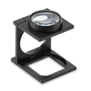 Robuust testapparaat voor stoffen Draagbaar opvouwbaar hree K9 optische lenzen Aluminium draadteller Vergrootglas T - Product Image 2