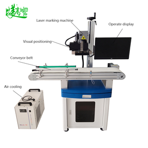 Máy khắc laser 10W 20W định vị tự động trực quan với băng tải Nắp nhựa có thể UV đánh dấu Máy Nhà máy tùy chỉnh - Product Image 2