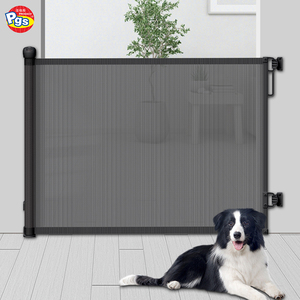 Thần đồng sg018 tùy chỉnh có thể thu vào Pet cổng siêu rộng siêu rộng lưới an toàn hiện đại nút cho chó mèo ASTM chứng nhận - Product Image 1