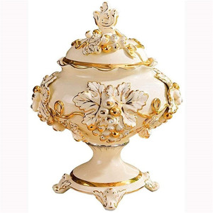 Vaso in ceramica Di Stoccaggio per il Tè Sfuso Spice Chicco di Caffè Di Stoccaggio Tea Caddy Ceramica Vaso di Porcellana per il Caffè Tè di Erbe Spezie di <span class=keywords><strong>zucchero</strong></span> - Product Image 1