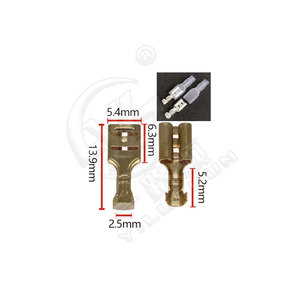 Conector de Bloque de Terminales de Cobre Prensado en Frío de 4.8mm, Tipo Hembra J475, para Uso Automotriz, Smooth Sailing - Product Image 4