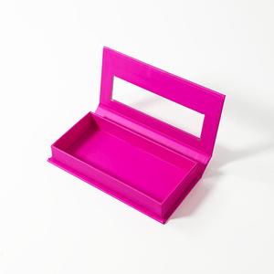 Boîte cadeau personnalisée élégante pour faux ongles pour femmes avec fermeture magnétique et fenêtre transparente, emballage vide - Product Image 4