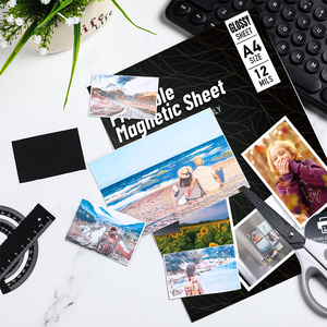 Tùy chỉnh cao su tủ lạnh nam châm 297x210x0.5 mét có thể in A4 mềm tự trở lại dính <span class=keywords><strong>PVC</strong></span> tấm từ giấy cho hàng thủ công - Product Image 6