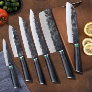 Los cuchillos <span class=keywords><strong>de</strong></span> cocina están forjados a mano <span class=keywords><strong>de</strong></span> acero inoxidable 1,4116 alemán <span class=keywords><strong>de</strong></span> ultra alta calidad. Un <span class=keywords><strong>cuchillo</strong></span> <span class=keywords><strong>de</strong></span> cocina perfecto - Product Image 2