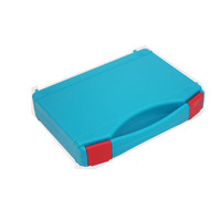 Étui en plastique coloré couleur et taille personnalisées étui portable étui de rangement léger avec mousse