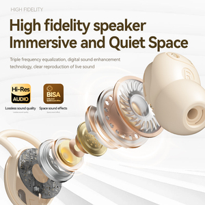 Auricolari TWS M73 con Gommini in Silicone per il Sonno, Indossabili Invisibilmente, Miniaturizzati, con Display LED della Batteria e Qualità Audio Hi-Fi - Product Image 4
