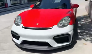 ชุดบอดี้กันชนสำหรับ Porsche <span class=keywords><strong>987</strong></span> <span class=keywords><strong>Cayman</strong></span> Boxster อัปเดตสไตล์ <span class=keywords><strong>GT4</strong></span> 2005-2012 - Product Image 3