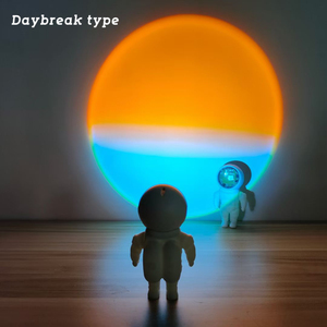 Bán Hot USB Cho Điện Phi Hành Gia Shape Led Hoàng Hôn Daybreak Đèn Máy Chiếu Bảng 7 Màu RGB Hoàng Hôn Ánh Sáng Hoàng Hôn Chiếu Đèn - Product Image 4