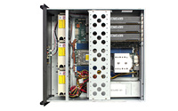 Boîtier de serveur GPU F4808 4U avec 4 baies pour disques durs, prend en charge un maximum de 3 cartes GPU, une carte mère de 12 "*13" maximum, alimentation ATX/CRPS pour serveur IA, HPC