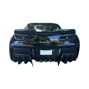 ชุดแต่งคาร์บอนไฟเบอร์สำหรับ Corvette C7 ปี 2014-2019 แบบติดตั้งด้วยตัวเอง พร้อมดิฟฟิวเซอร์ สปอยเลอร์ และฝากระโปรง - Product Image 1