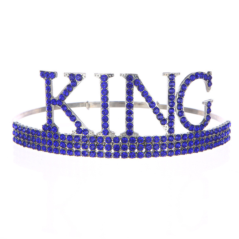 Royal King Crowns For Men Full Round Tiaras And Crowns Prom Party Costume Prince Hair Accessories