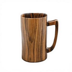Magnifiques tasses en bois faites à la main - Design personnalisable, couleur au choix, service de boissons quotidien, expérience traditionnelle délicieuse - Product Image 1