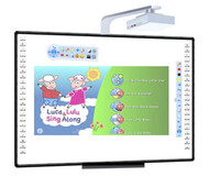 Tableau blanc de projecteur infrarouge interactif pour l'école et le bureau Cadre en aluminium multi-touch 81/82/86/90/96/102/120 pouces